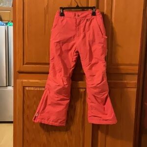 Gently used girls size 7 snowpants by lands end